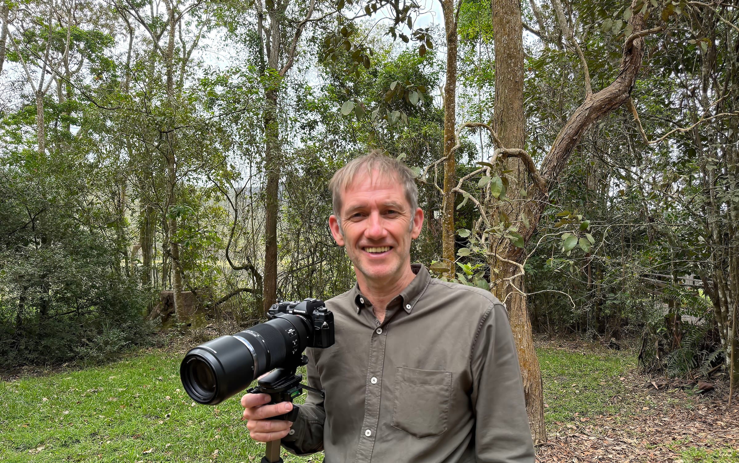 David Lyons, guide and host at Kingfisher Birding